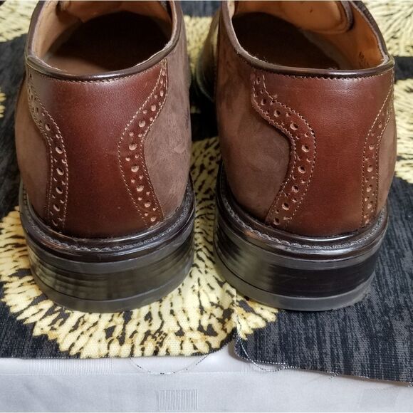 CROFT AND BARROW Brown Leather Dress Shoe‎